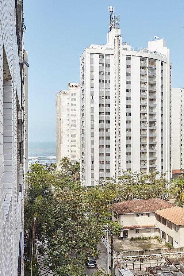 Flat Pérola do Atlântico - 3 dormitórios com varanda gourmet - Praia das Pitangueiras Guarujá Exterior foto